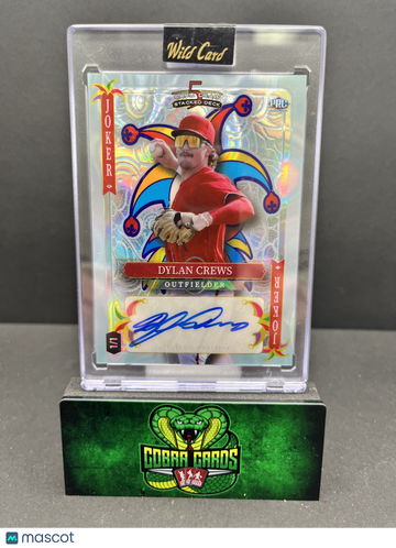 2024 Wild Card 5 Card Draw Stacked Deck Dylan Crews #SDHJ-DCA Joker /1