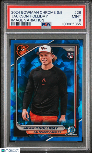 2024 Bowman Chrome Sapphire Edition Jackson Holliday #26 Image Variation PSA 9