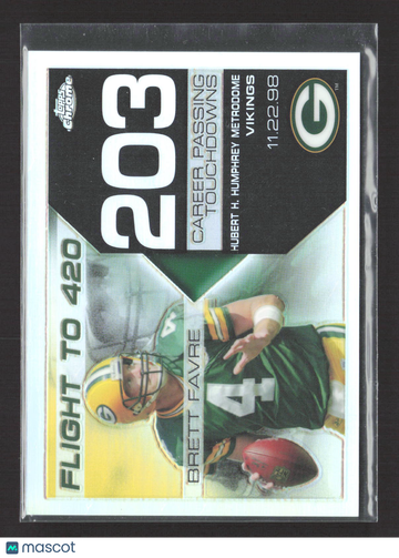 2008 Topps Chrome Flight to 420 Brett Favre #BFC-203 Refractor