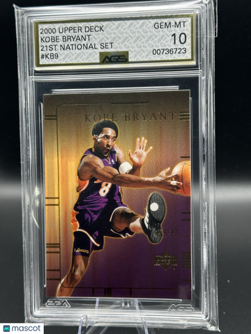 2000 Upper Deck 21st National Set Kobe Bryant #KB9 AGS 10