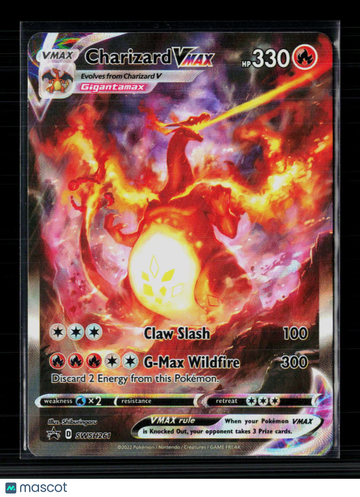 2022 Sword & Shield Charizard VMAX Holo Black Star Promo #SWSH261