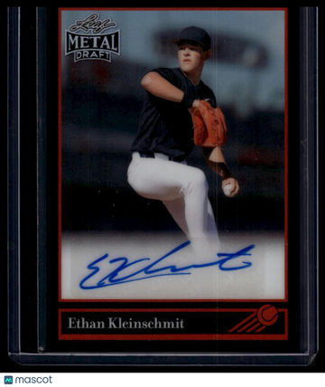 2026 Leaf Metal Draft Ethan Kleinschmit #92L-EK1 1992 Leaf Black Gold SN AU