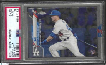 2020 Topps Chrome Update Gavin Lux #U54 PSA 9