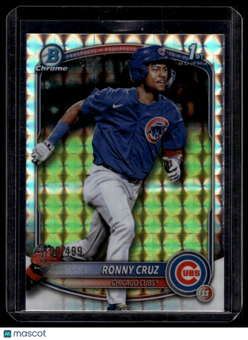2025 Bowman Chrome Ronny Cruz #BCP-213 Prospects Geometric SN