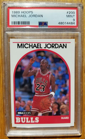 1989 Hoops #200 Michael Jordan PSA 9 MINT