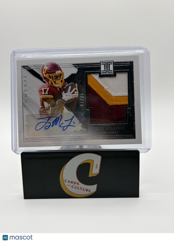 2021 Panini Impeccable Terry McLaurin #IPA-TM /75 Autograph Patch
