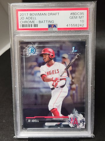 2017 Bowman Draft Jo Adell chrome 1st Psa 10