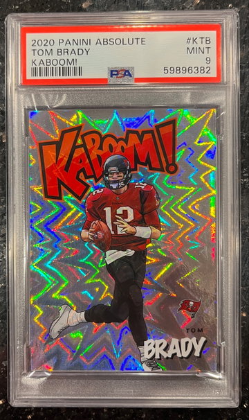2020 Tom Brady Absolute Kaboom! #KTB PSA 9 MINT GOAT 1st Year Buccaneers