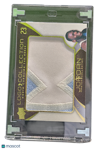 2013 Upper Deck Jordan Master Collection Logo Collection Michael Jordan #UNC-12 UNC Logo Patch Memorabilia