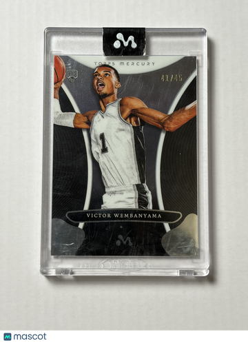 2023-24 Topps Mercury Victor Wembanyama Victor Wembanyama #3 Nicely Centered Mint Parallel/Variety Rookie Short Print 41