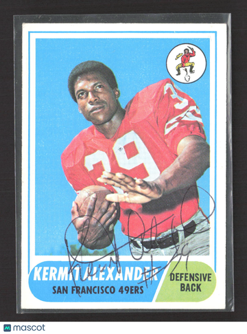 1969 Topps Kermit Alexander #191 Auto