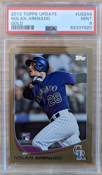 2013 Topps Update Nolan Arenado Gold /2013 #US259 PSA 9