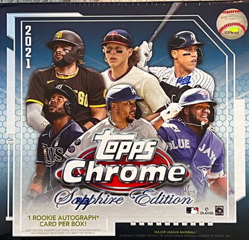 2021 Topps Chrome Sapphire Edition Box bowman