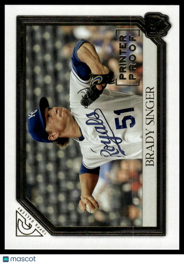 2021 Topps Gallery Brady Singer #66 Printer Proof