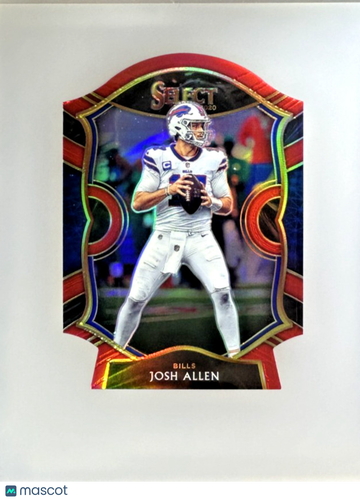 2020 Panini Select Josh Allen #22 Red Prizm Parallel/Variety Base Set