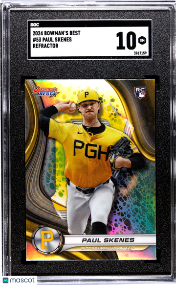 2024 Bowman's Best Paul Skenes #53 Refractor SGC 10