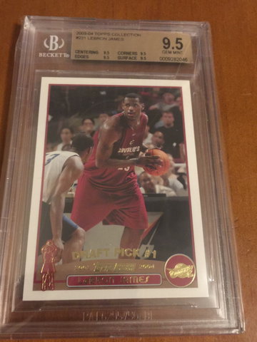 Lebron James Topps Collection Rc. True Gem