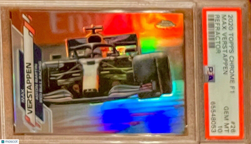POP 26 PSA 10 RC Max Verstappen 2020 Topps Chrome F1 Refractor Rookie Prizm RARE
