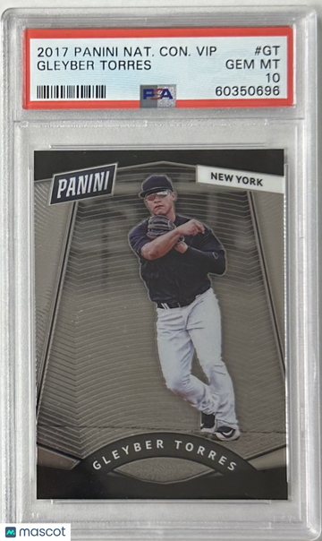 2017 Panini National Convention Vip Gleyber Torres #GT PSA 10