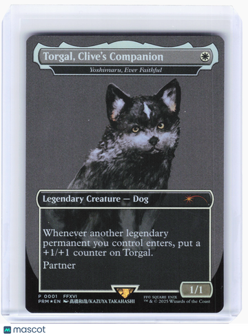 MagicFest Cards Torgal, Clive's Companion - Yoshimaru, Ever Faithful (Borderless) Foil Promo #1