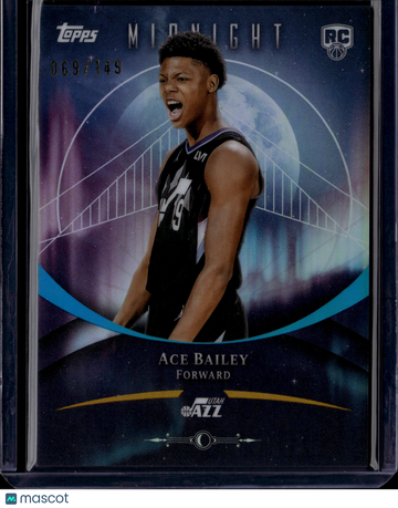 2025 Topps Midnight Ace Bailey #65 /149 Parallel/Variety Rookie RC