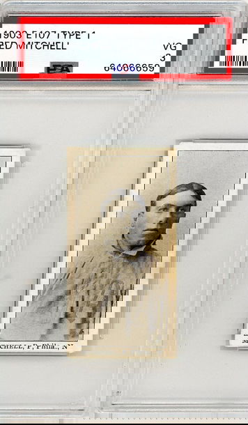 1903 E107 Breisch-Williams Fred Mitchell PSA 3 P1245