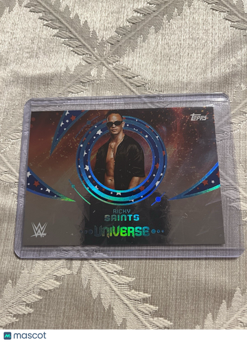 2025 Topps Universe WWE Ricky Starks #139 Red White Blue Short Print Parallel/Variety Base Set