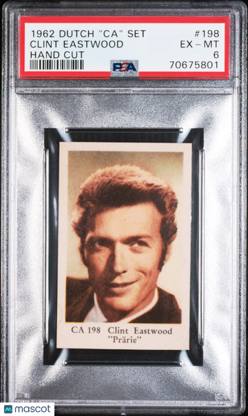 1962 Blandade Bilder "ca" Clint Eastwood #198 PSA 6