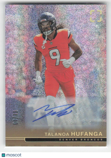 2025 Panini Photogenic Talanoa Hufanga #27 /10 GOLD Auto SSP