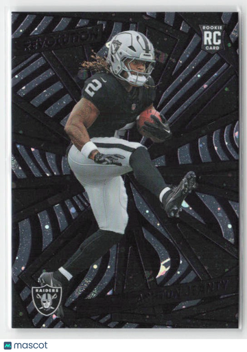 2025 Panini Revolution Ashton Jeanty #202 Purple Cosmo /49 SP SN