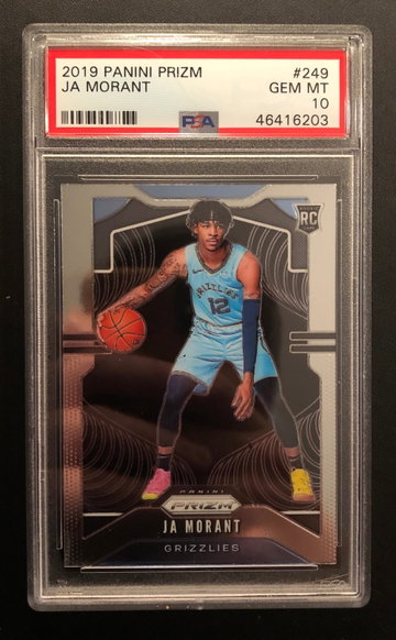 Ja Morant 2019 Panini Prizm Rookie Base PSA 10