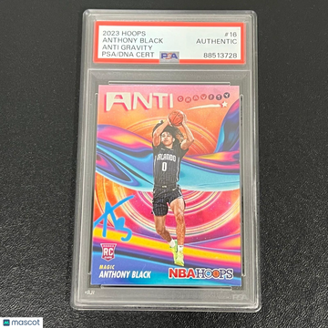 2023 Panini NBA Hoops Anti Gravity Anthony Black #16 PSA A Auto A