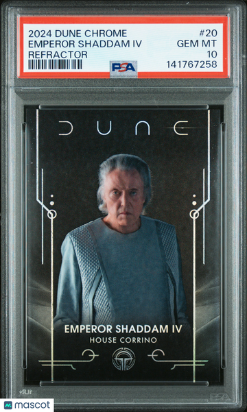 2024 Topps Chrome Dune Emperor Shaddam IV #20 PSA 10