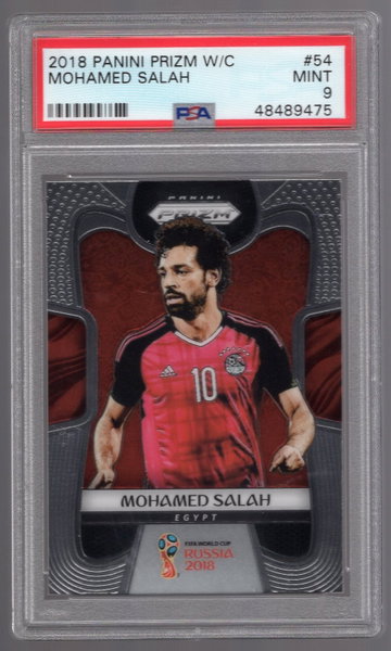 Mohamed Salah 2018 Panini World Cup Prizm