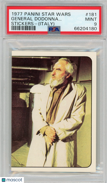 1977 Panini Stickers Star Wars (Italy) General Dodonna.. . #181 PSA 9