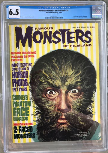Famous Monsters of Filmland #28 (1964) CGC 6.5 -- Island of Lost Souls Filmbook