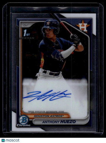 2024 Bowman Anthony Huezo #CPA-AHU Chrome Prospect Autographs AU