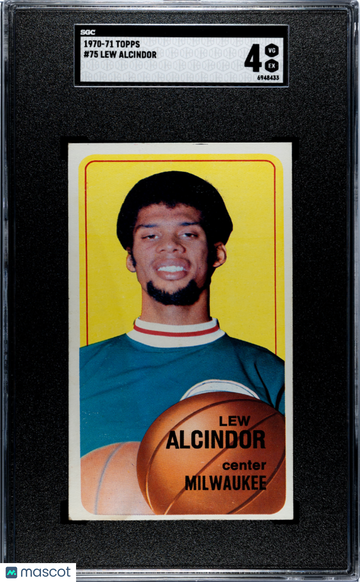 1970 Topps Lew Alcindor #75 SGC 4