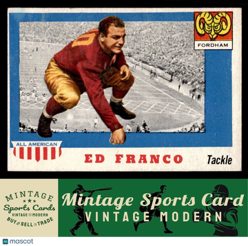 1955 Topps All-American Ed Franco #58