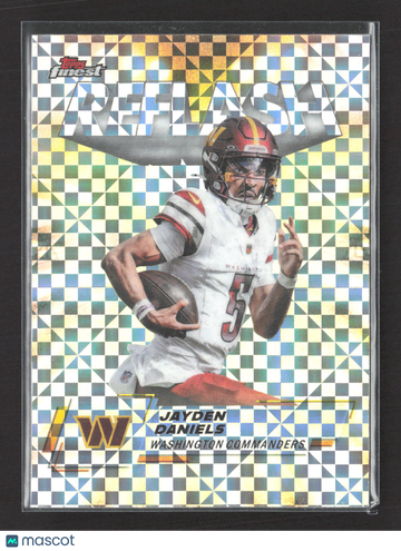 2025 Topps Finest Reflash Jayden Daniels #RF-6 Refractor