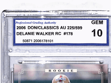 2006 Donruss Classics Delanie Walker #178 /599 RC