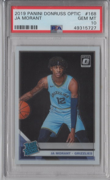 2019 Optic Ja Morant PSA 10