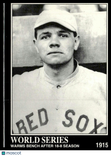 1992 Megacards Babe Ruth Warms Bench after 18-8 Season #30