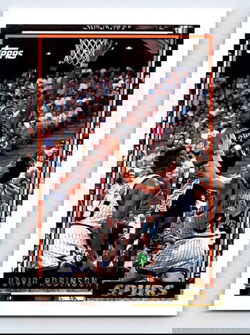 1992 93 Topps DAVID ROBINSON Gold Parallel #277