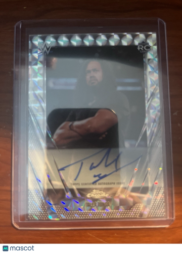 2026 Topps Chrome WWE Talla Tonga #BCA-TTA Geometric Refractor Parallel/Variety Rookie Topps
