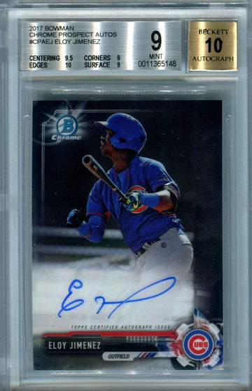Eloy Jimenez BGS 9 auto 10