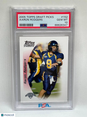 2005 Topps Draft Picks & Prospects Aaron Rodgers #152 PSA 10