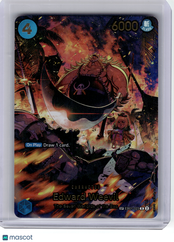 The Azure Sea's Seven Edward Weevil (Special Rare) Foil Rare #EB01-023