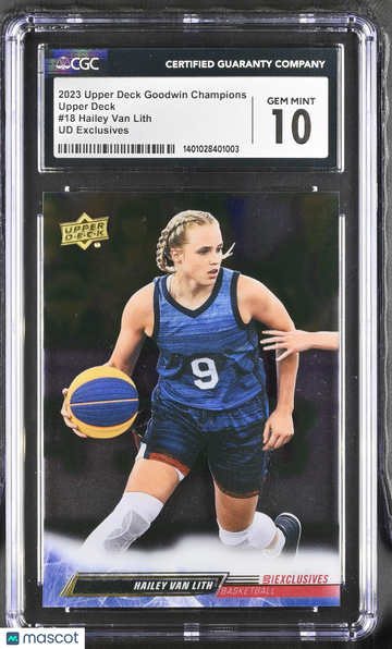 2023 Goodwin Champions Hailey Van Lith #18 CGC 10