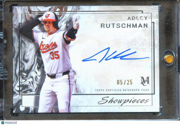 2025 Topps Museum Collection Showpieces Adley Rutschman #SA-AR /25